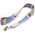 3/4" (20mm) Polyester Full Color sublimated lanyard